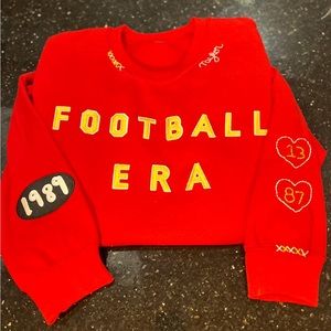 Taylor swift football era custom sweatshirt size Adult small